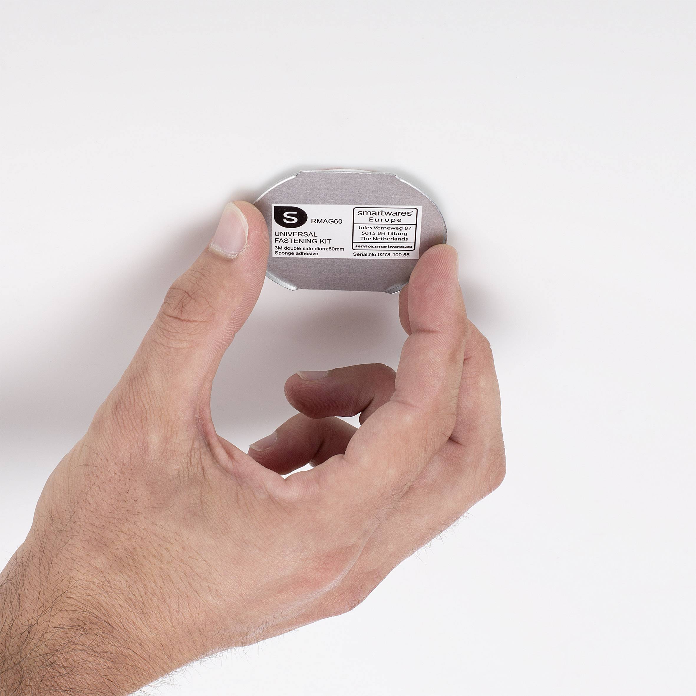 Smartwares RMAG60 Magnet-Befestigung für Rauchwarnmelder Mini (Ø x H) 60 mm x 5 mm