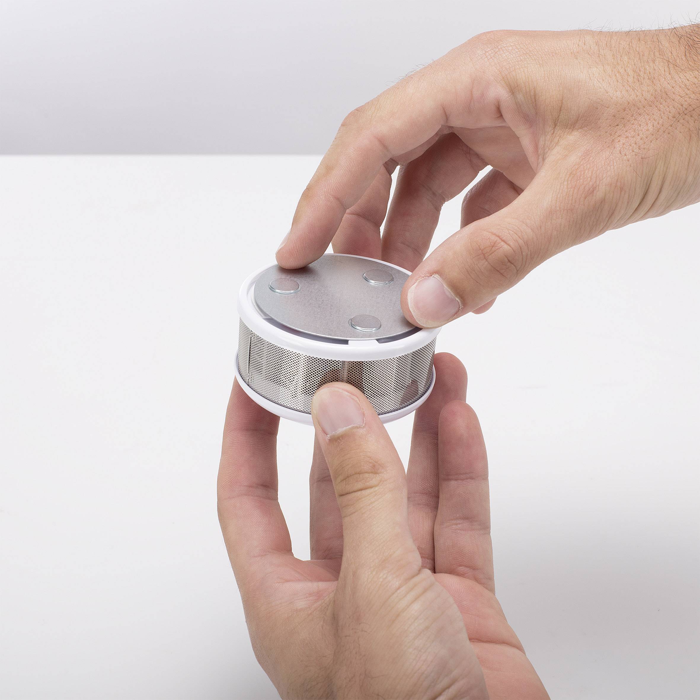 Smartwares RMAG60 Magnet-Befestigung für Rauchwarnmelder Mini (Ø x H) 60 mm x 5 mm