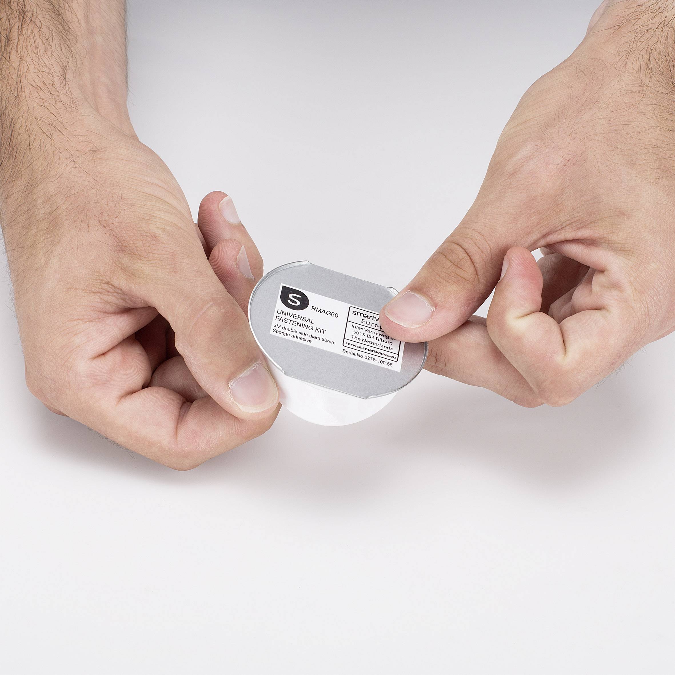 Smartwares RMAG60 Magnet-Befestigung für Rauchwarnmelder Mini (Ø x H) 60 mm x 5 mm