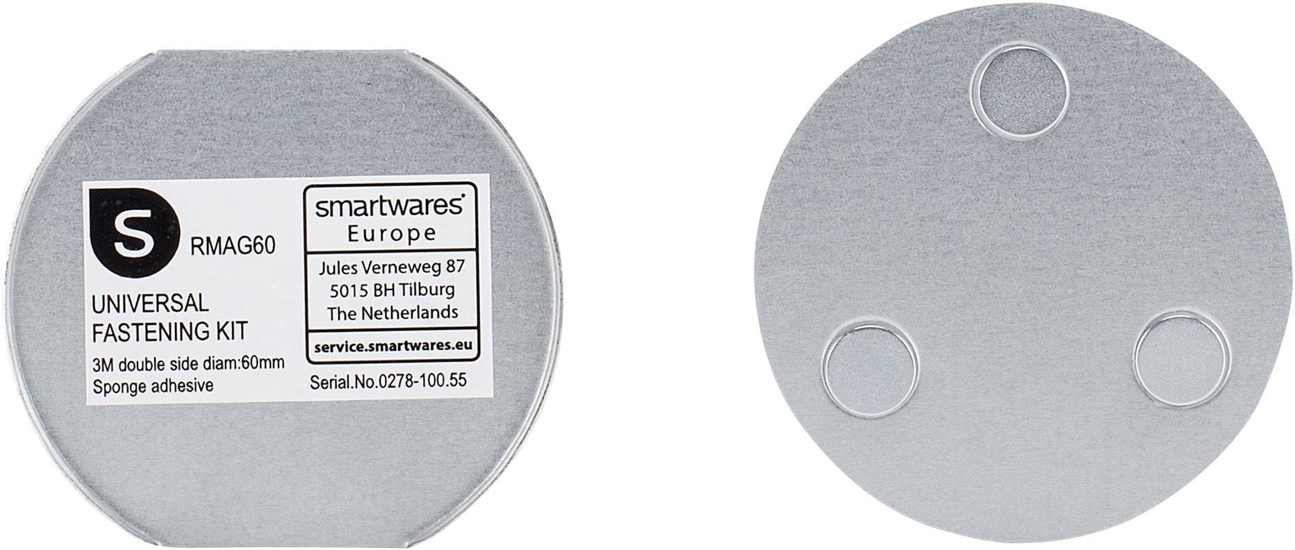 Smartwares RMAG60 Magnet-Befestigung für Rauchwarnmelder Mini (Ø x H) 60 mm x 5 mm