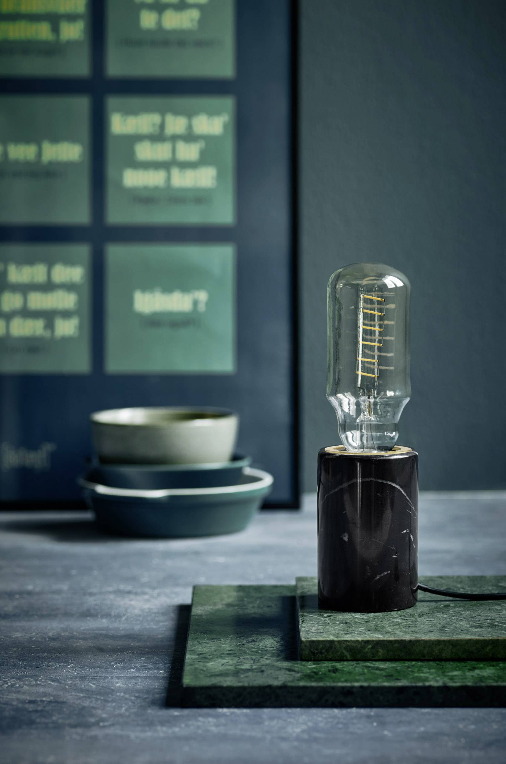 Nordlux Siv 45875003 Tischlampe LED E27 40W Schwarz