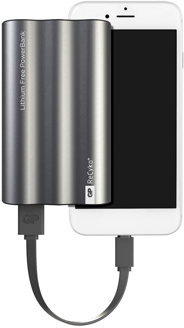 GP Batteries Travo Safe 4H03 Powerbank 3800 mAh NiMH Anthrazit