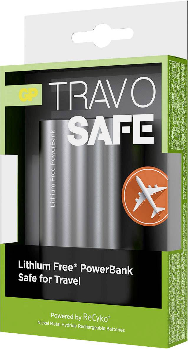 GP Batteries Travo Safe 4H03 Powerbank 3800 mAh NiMH Anthrazit