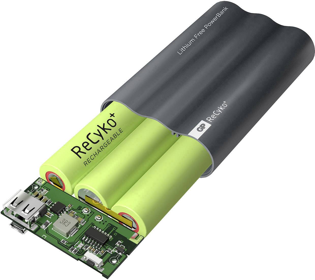 GP Batteries Travo Safe 4H03 Powerbank 3800 mAh NiMH Anthrazit