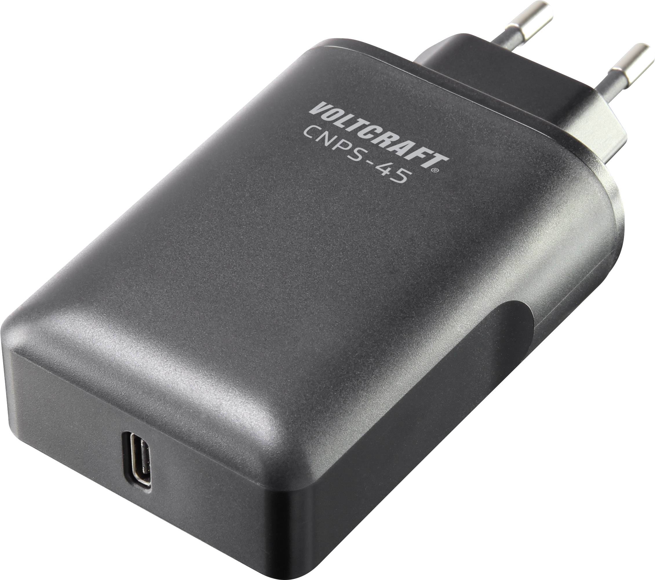 VOLTCRAFT CNPS-45 USB Ladegerät 45W 1x USB-C® Innenbereich USB Power Delivery (USB-PD)