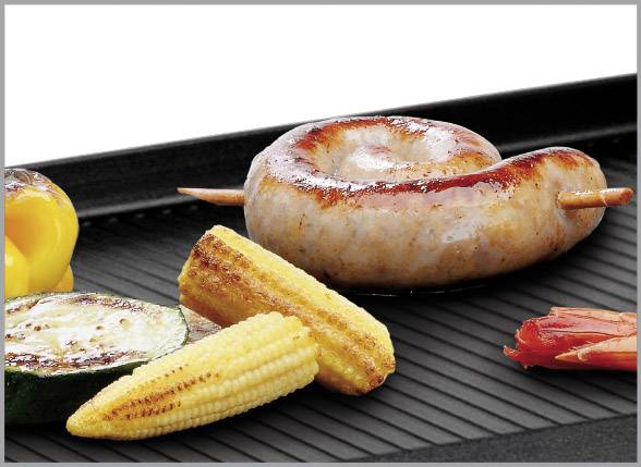 Trisa 7561.4212 Raclette 8 Pfännchen, Grillfunktion, Temperaturvorwahl Schwarz