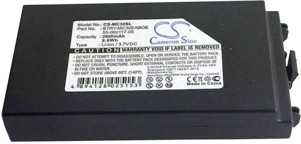 Beltrona Barcodescanner-Akku 3.7V 2600 mAh Passend für Marke Zebra