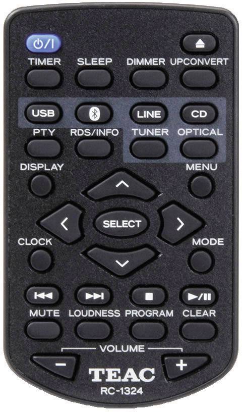 TEAC CR-H101-B CD-Player Schwarz Bluetooth®, USB