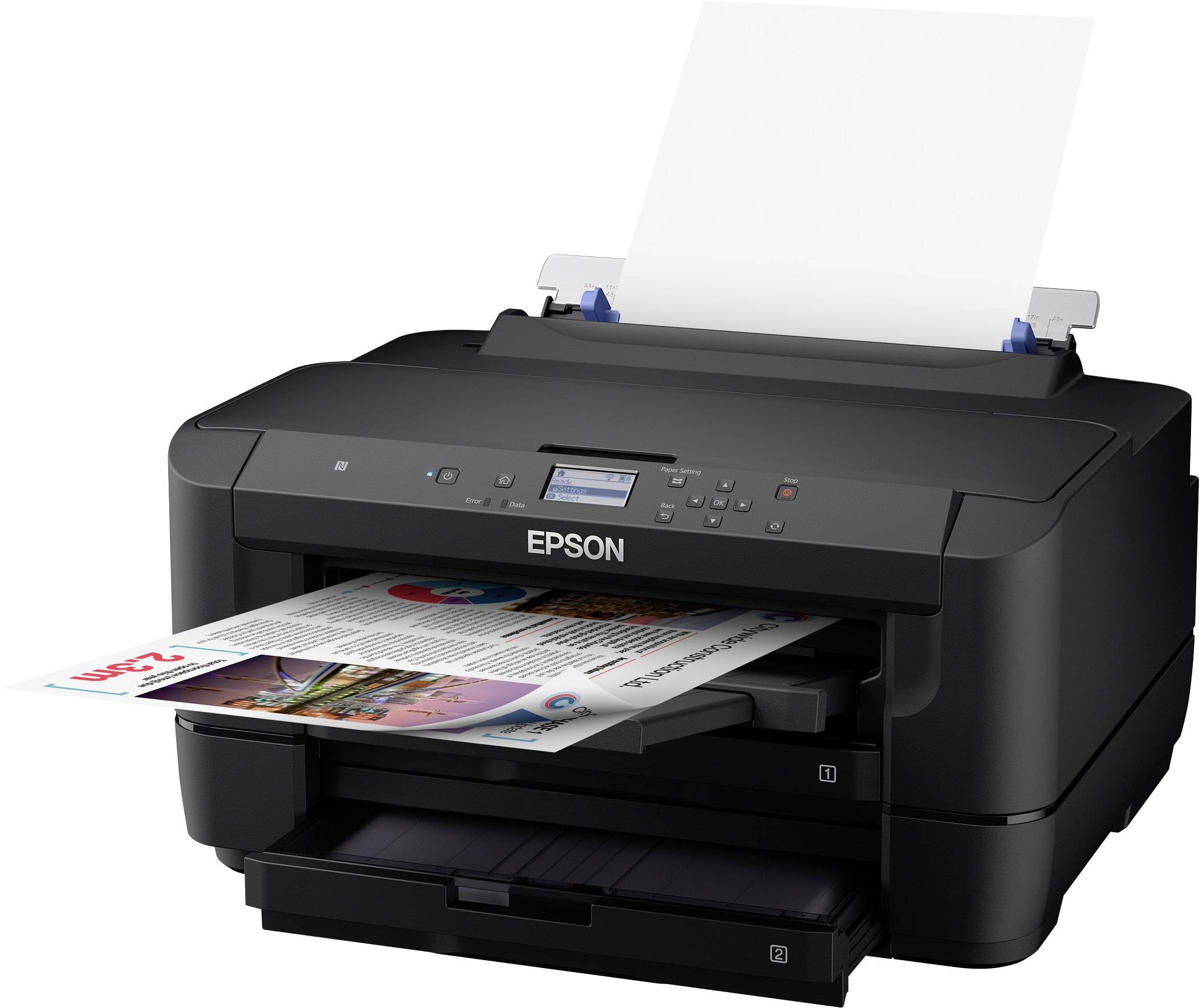Epson WorkForce WF-7210DTW Farb Tintenstrahl Drucker A3 Duplex, LAN, WLAN