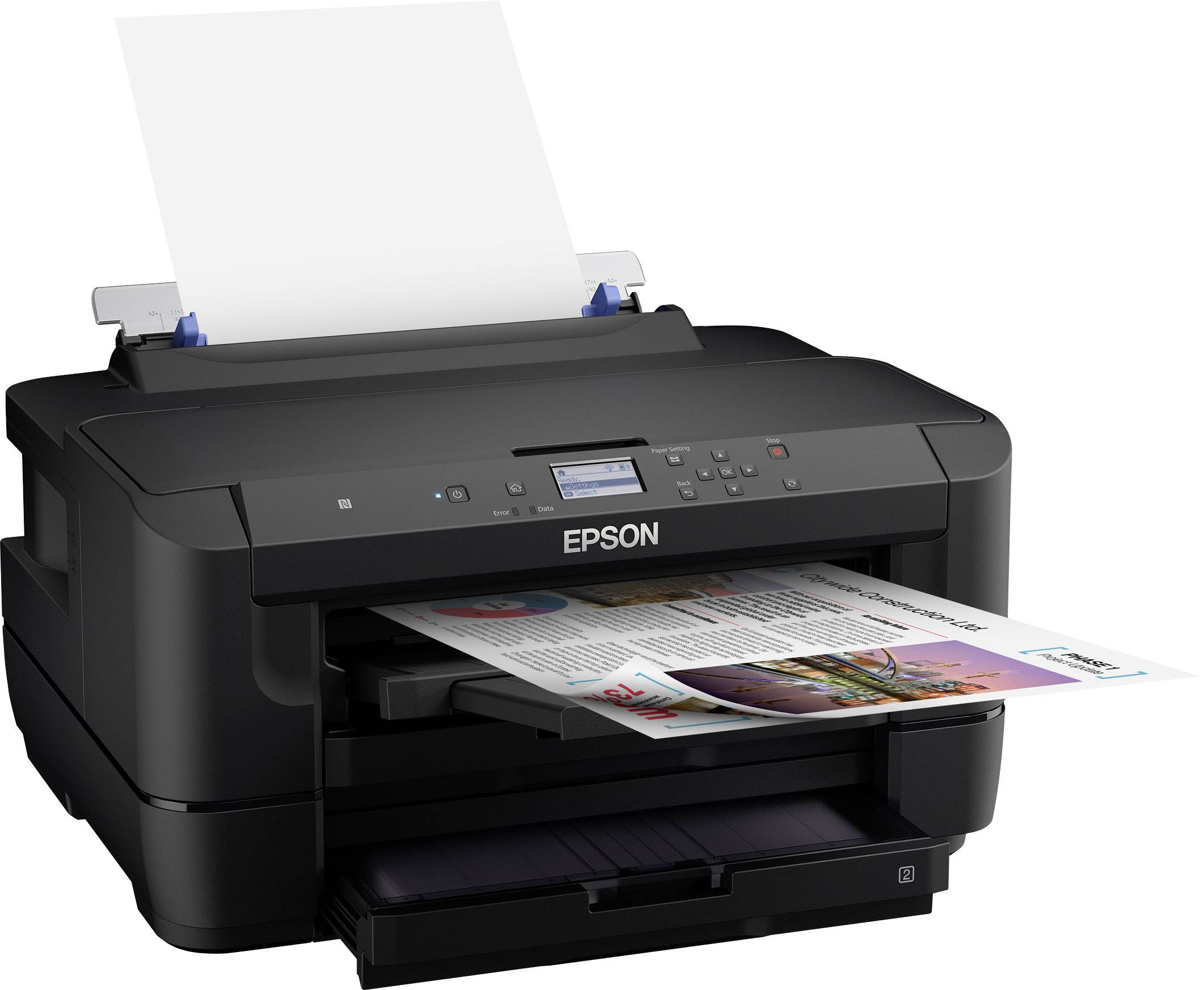 Epson WorkForce WF-7210DTW Farb Tintenstrahl Drucker A3 Duplex, LAN, WLAN