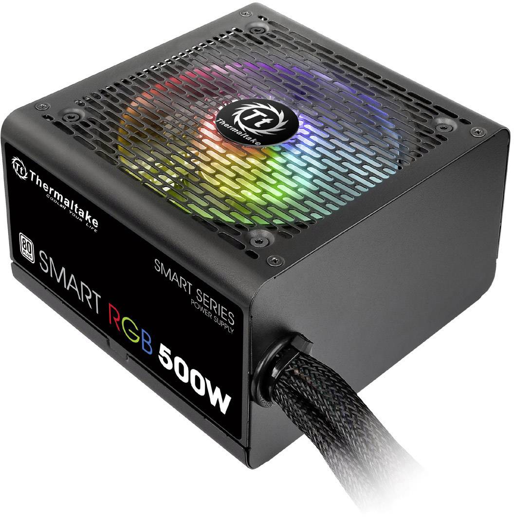 Thermaltake Smart RGB PC Netzteil 500W ATX 80PLUS®