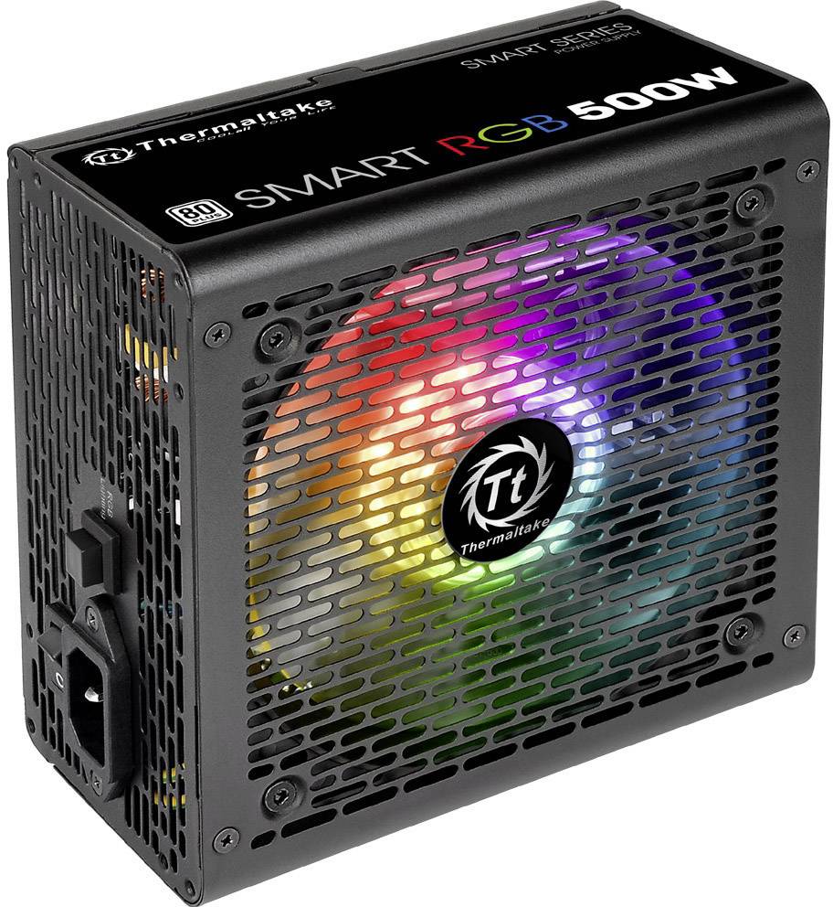 Thermaltake Smart RGB PC Netzteil 500W ATX 80PLUS®