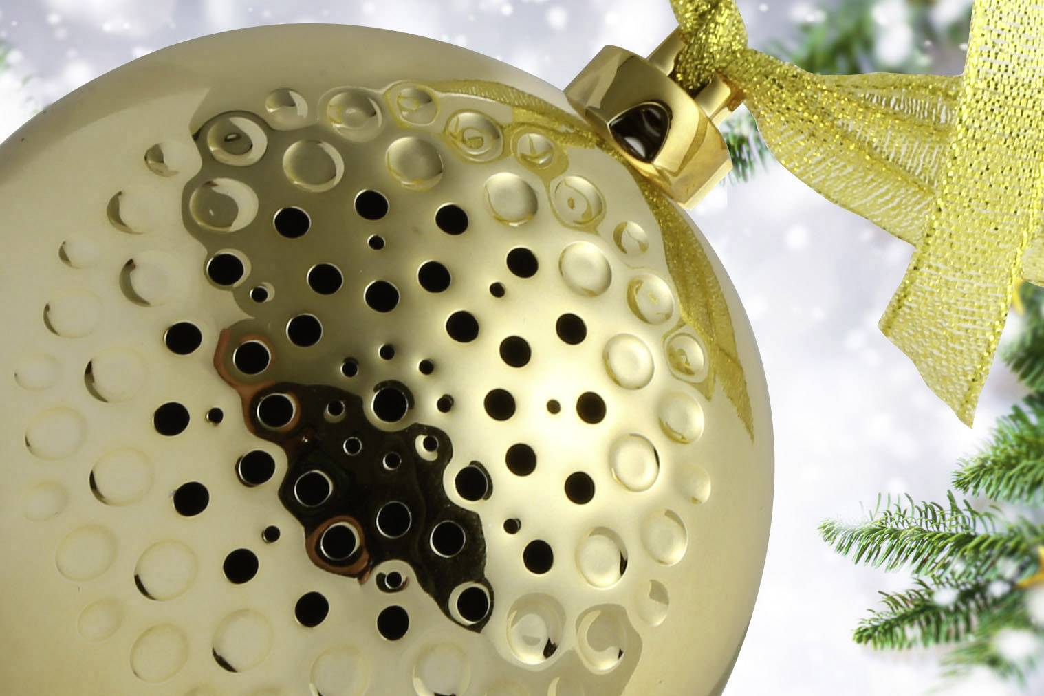 Technaxx Christmas Speaker Bluetooth® Lautsprecher Gold