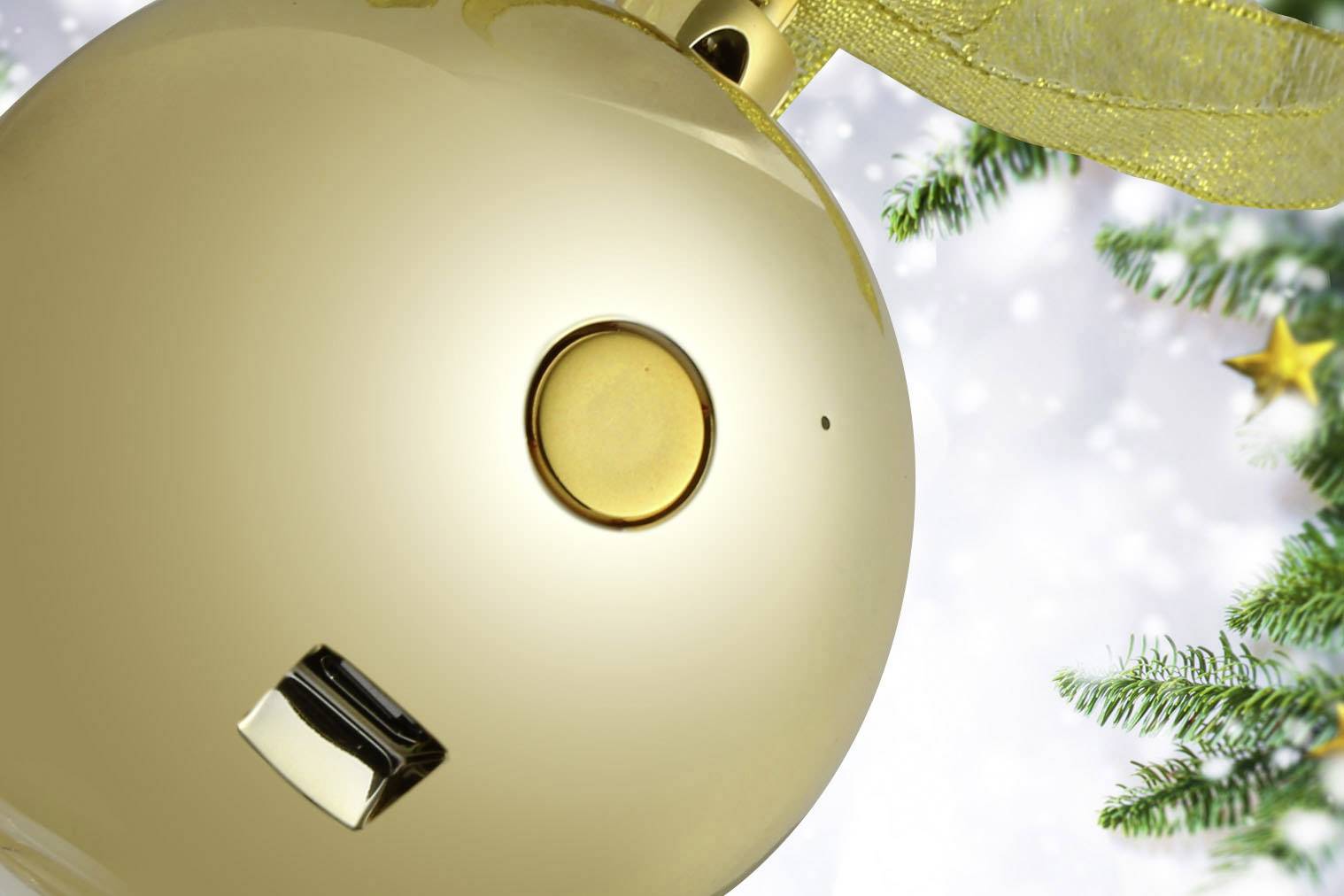 Technaxx Christmas Speaker Bluetooth® Lautsprecher Gold