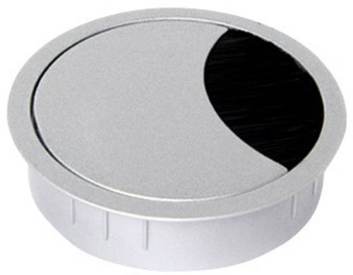 Bachmann 930.300 Kabeldurchführung rund Zinkdruckguss Silber 1St.