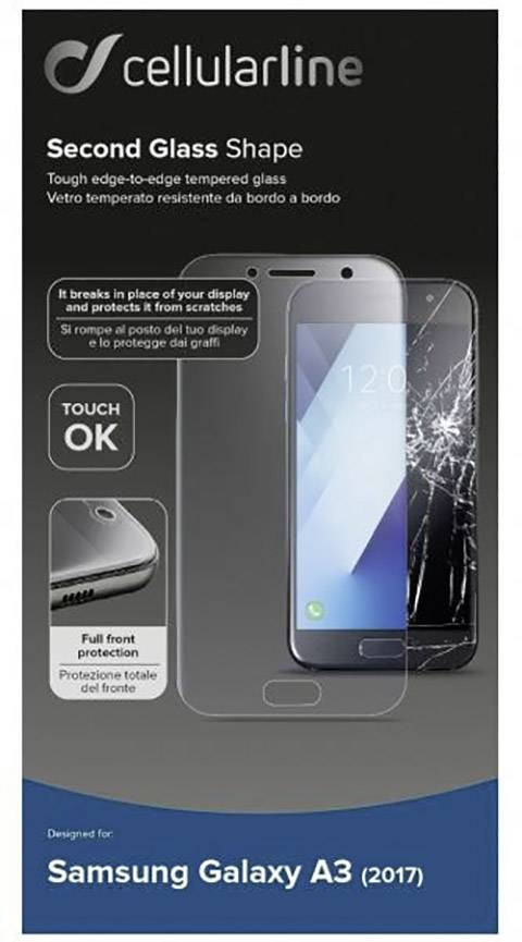 CellularLine TEMPGCABGALA317T Displayschutzglas Passend für: Samsung Galaxy A3 (2017) 1St.