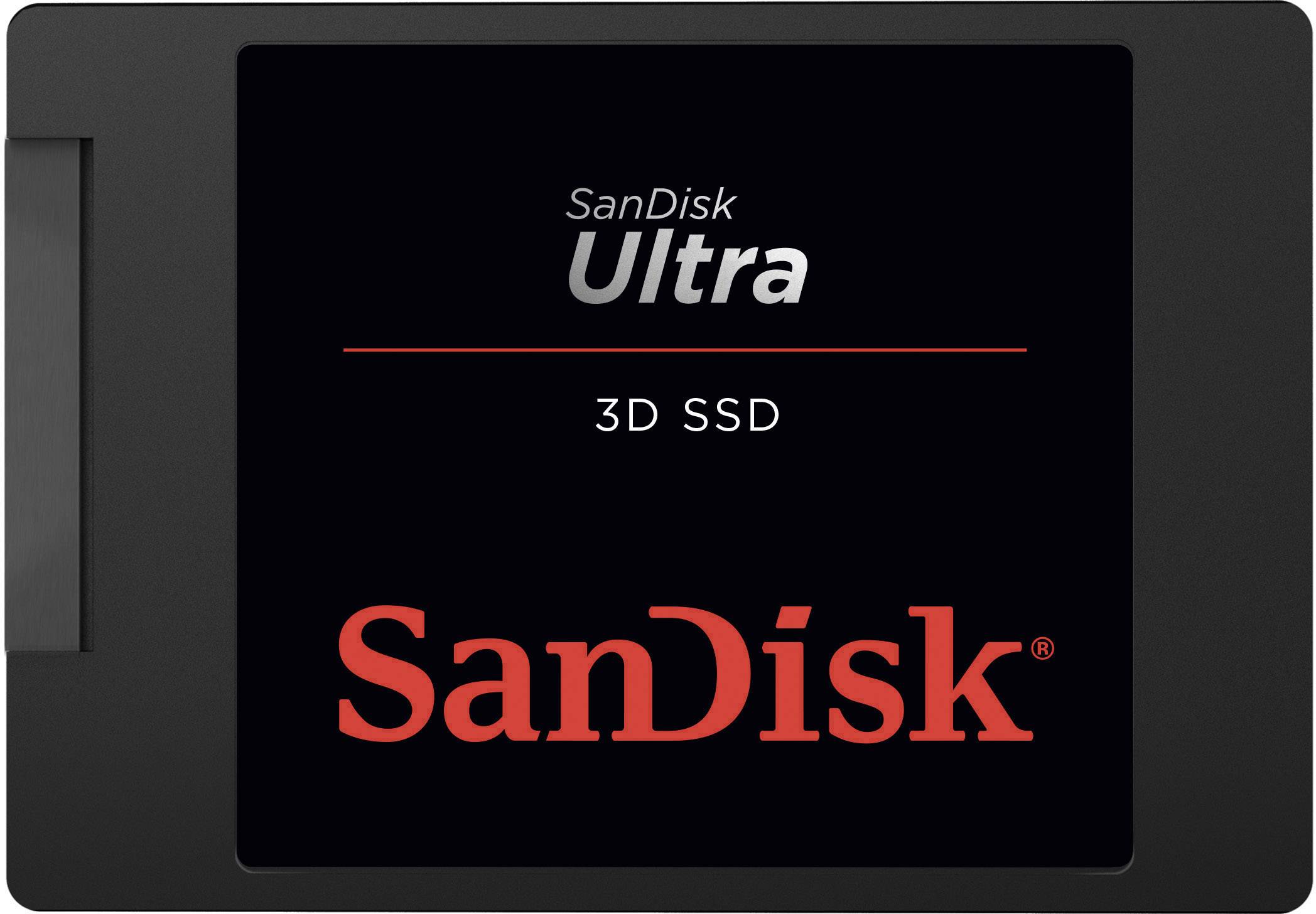 SanDisk Ultra® 3D 1TB Interne SATA SSD 6.35cm (2.5 Zoll) SATA 6 Gb/s Retail SDSSDH3-1T00-G25