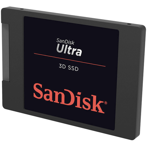 SanDisk Ultra® 3D 500GB Interne SATA SSD 6.35cm (2.5 Zoll) SATA 6 Gb/s Retail SDSSDH3-500G-G25