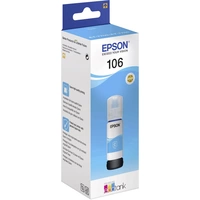Epson C13T00R240 106 EcoTank Nachfülltinte Original Cyan 70ml Epson C13T00R240 106 EcoTank Nachfülltinte Original Cyan 70ml