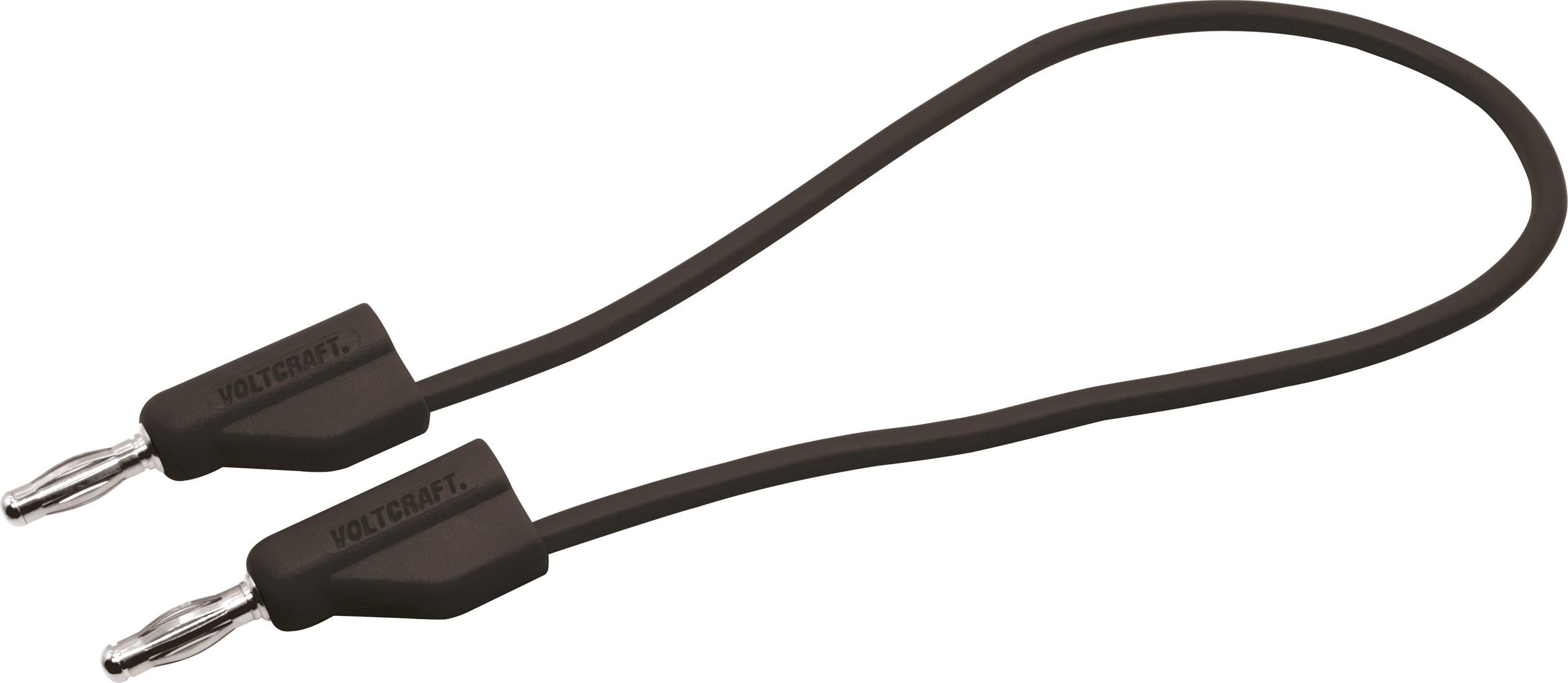 VOLTCRAFT MSB-300 Messleitungs-Set Lamellenstecker 4mm Lamellenstecker 4mm 25.00cm 12St.