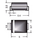 Semikron Z-Diode Z2SMB56 Gehäuseart (Halbleiter) DO-214AA Zener-Spannung 56 V Leistung (max) P(TOT) 2 W
