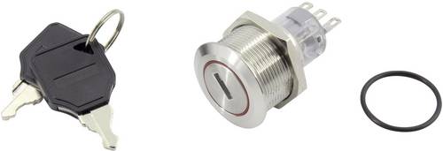 TC-GQ22-A-11Y/21/S203 Schlüsselschalter 250V 5A 1 x Aus/Ein 1 x 90° IP40 1St.