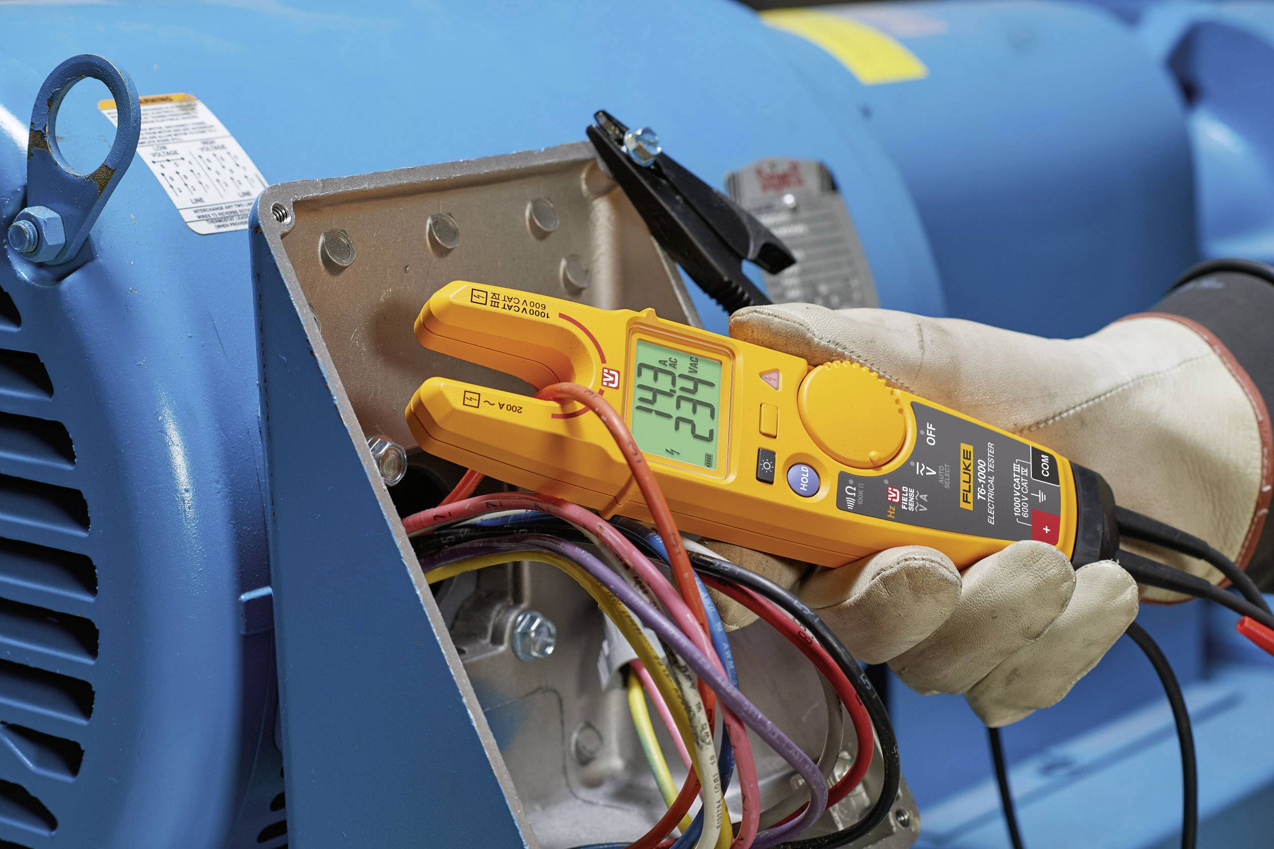 Fluke T6-1000/EU Hand-Multimeter, Elektrotester digital CAT III 1000 V, CAT IV 600 V Anzeige (Counts): 2000