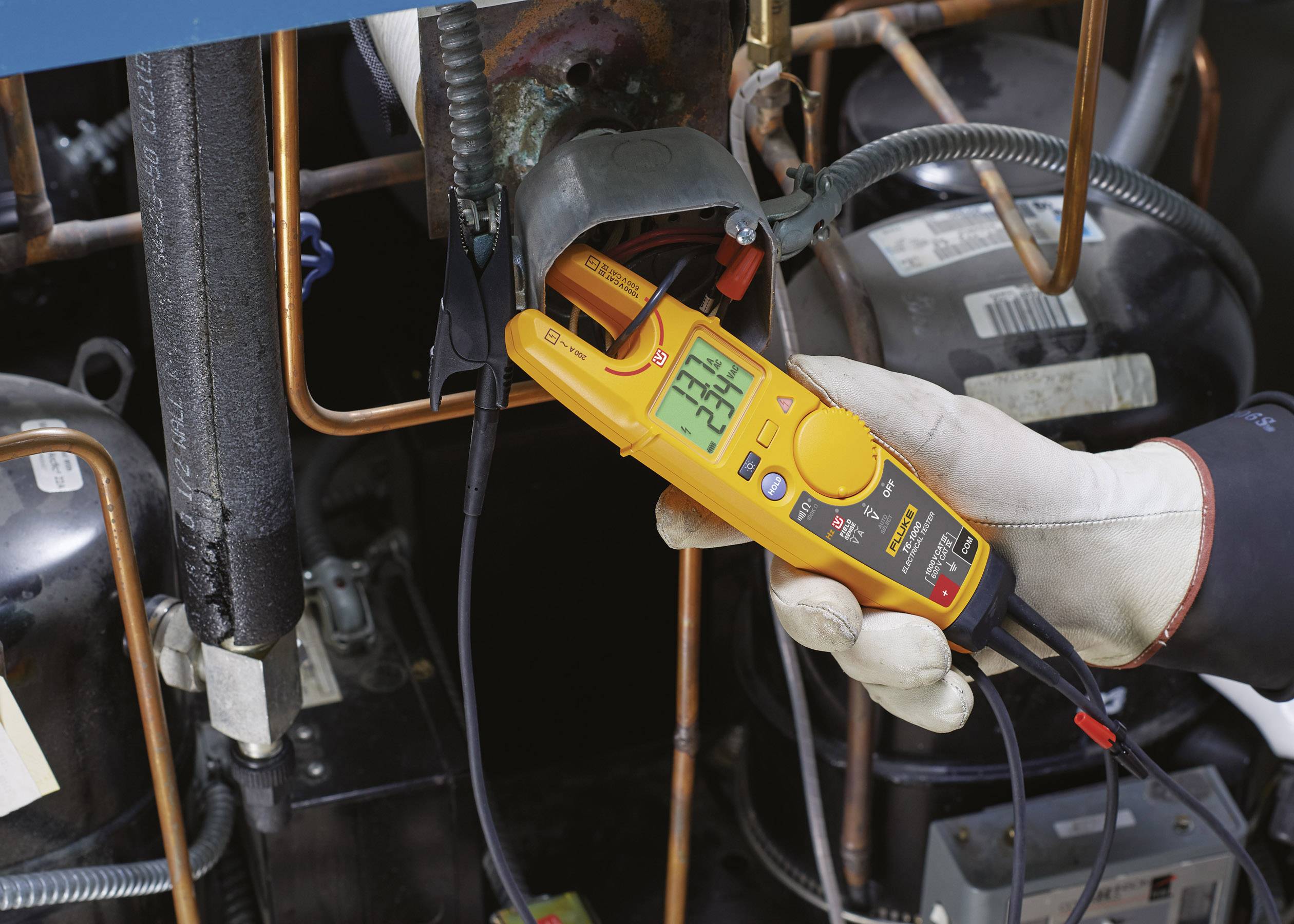 Fluke T6-1000/EU Hand-Multimeter, Elektrotester digital CAT III 1000 V, CAT IV 600 V Anzeige (Counts): 2000