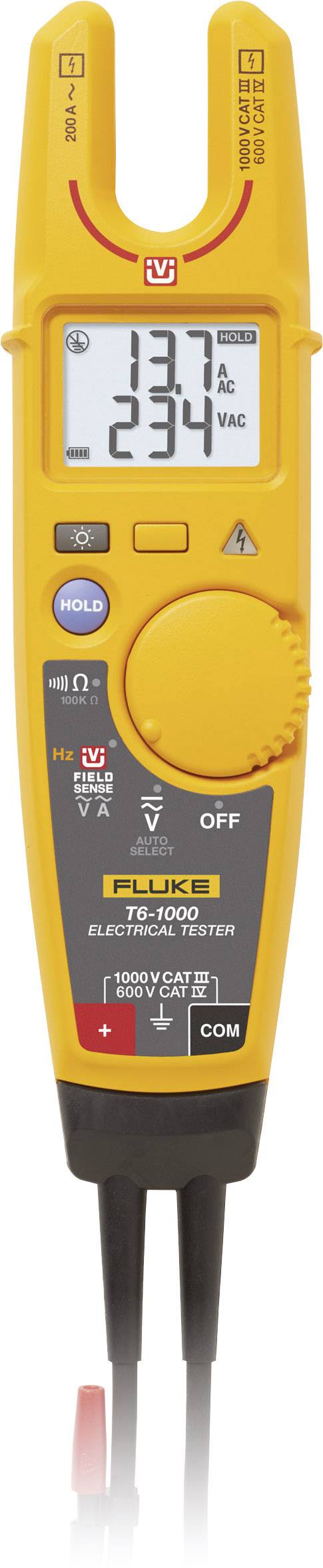 Fluke T6-1000/EU Hand-Multimeter, Elektrotester digital CAT III 1000 V, CAT IV 600 V Anzeige (Counts): 2000
