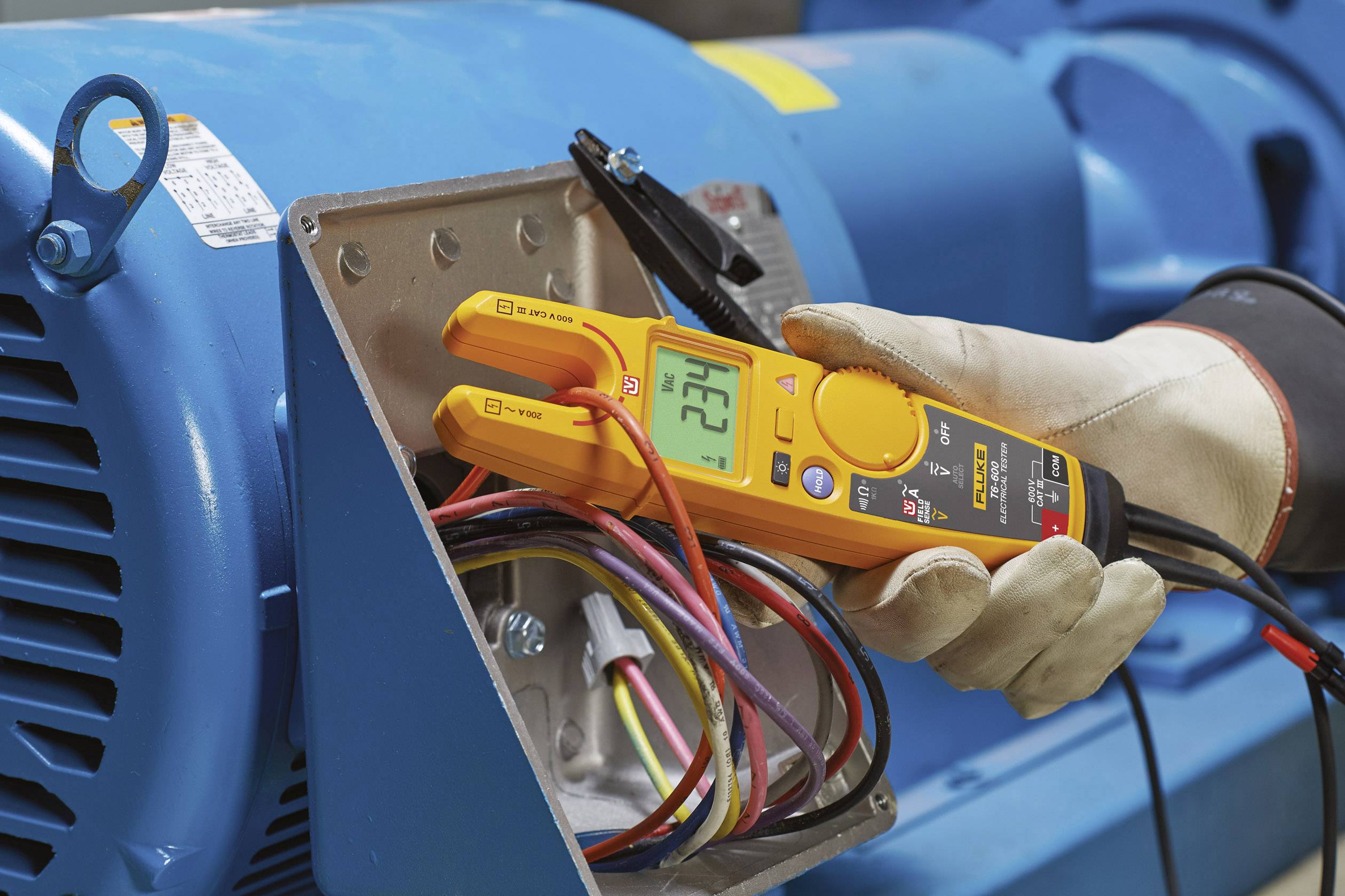 Fluke T6-600/EU Hand-Multimeter, Elektrotester digital CAT III 600V Anzeige (Counts): 2000