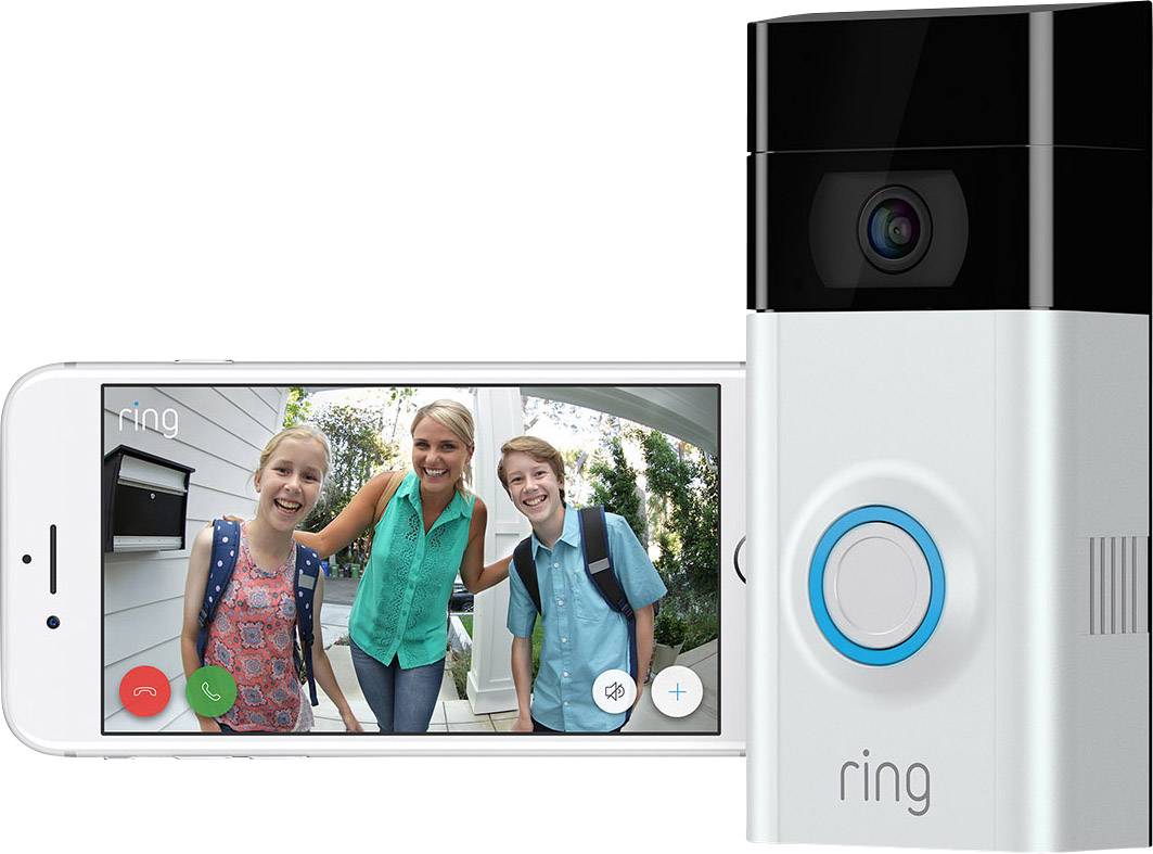 RING 4462222 IP-Video-Türsprechanlage 8VR1S7-0EU0 WLAN Außeneinheit 1 Familienhaus Satin-Nickel