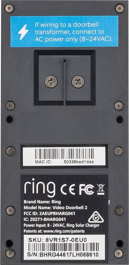 RING 4462222 IP-Video-Türsprechanlage 8VR1S7-0EU0 WLAN Außeneinheit 1 Familienhaus Satin-Nickel