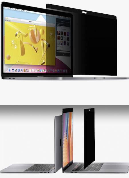 STARK Blickschutzfolie 38,1cm (15") Bildformat: 16:9 MPS-15-MBPC Passend für Modell (Gerätetypen): Apple MacBook Pro 15 Zoll