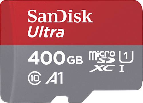 SanDisk Ultra® microSDXC-Karte 400GB Class 10, UHS-I A1-Leistungsstandard, inkl. Android-Software,