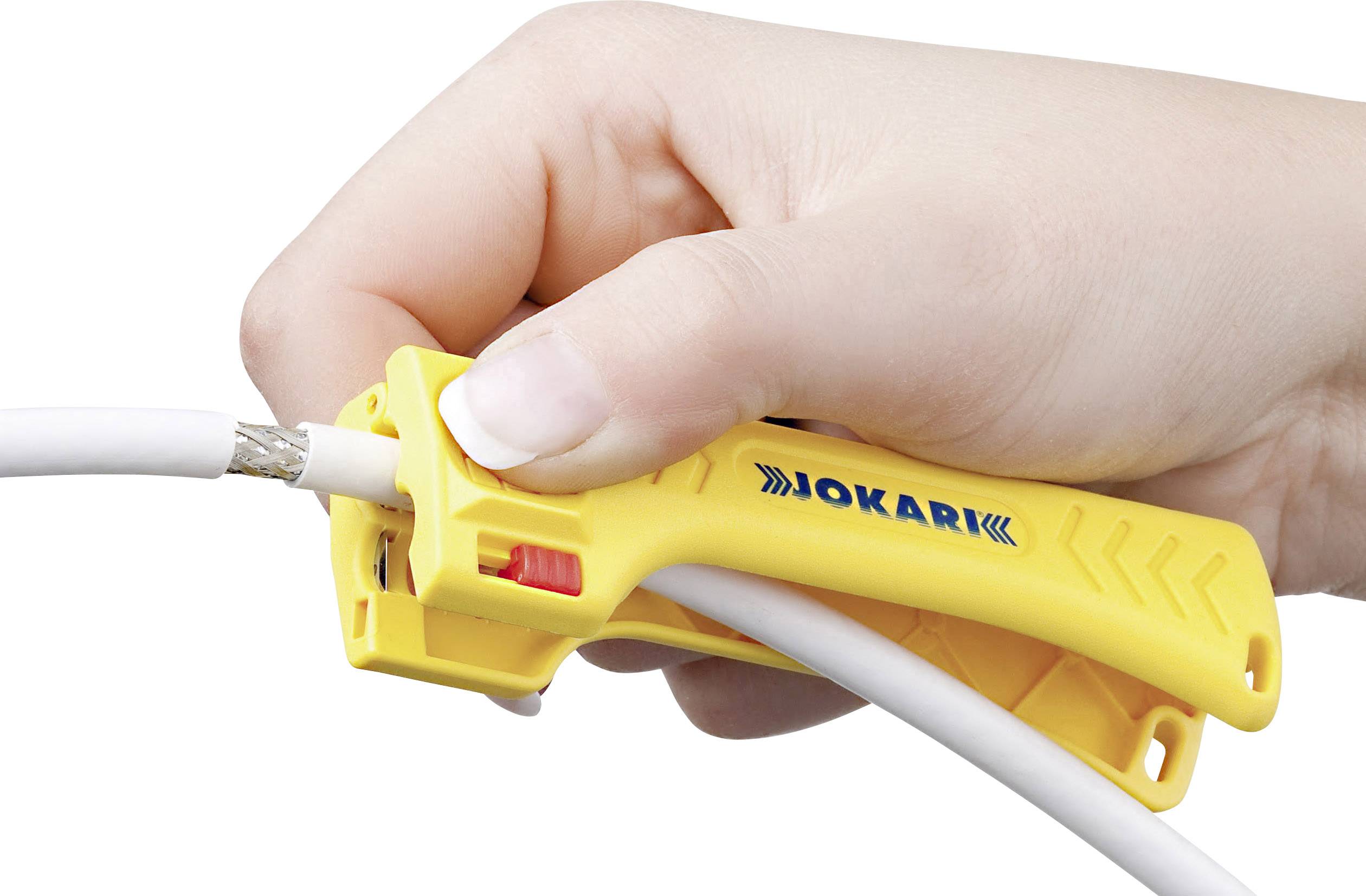 Jokari T30110 Kabelentmanteler Geeignet für Koaxialkabel 4.8 bis 7.5mm RG6, RG59/U, RG58