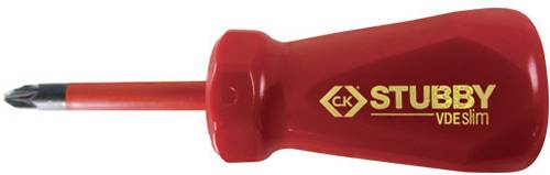 C.K VDE Plus/minus-Schraubendreher Größe (Schraubendreher) SL/PZ 2 Klingenlänge: 45 mm