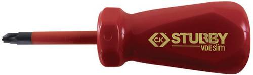 C.K T48343-2 VDE Kreuzschlitz-Schraubendreher PZ 2 Klingenlänge: 45 mm