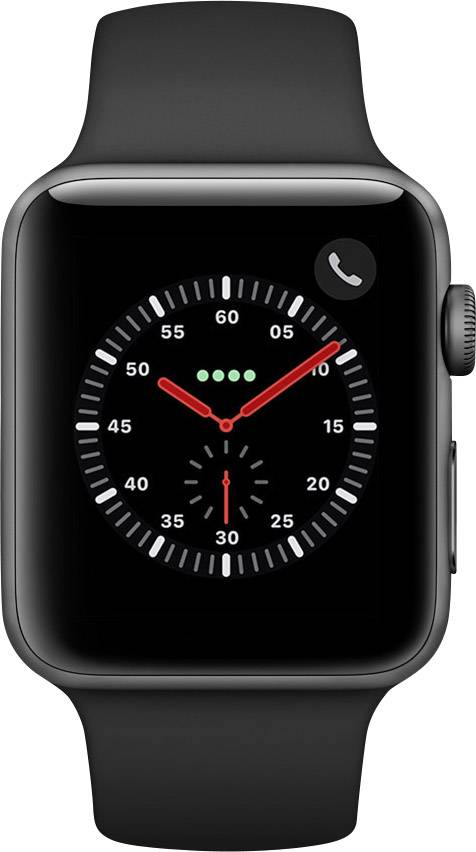 Apple Aluminiumgehäuse Space Grau Sport Band Schwarz