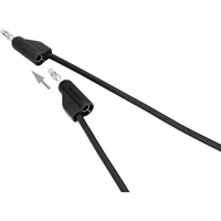 VOLTCRAFT MSB-300 Messleitung Lamellenstecker 4 mm Lamellenstecker 4 mm 2.00 m Schwarz 1 St. VOLTCRAFT MSB-300 Messleitung Lamellenstecker 4 mm Lamellenstecker 4 mm 2.00 m Schwarz 1 St.