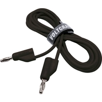 VOLTCRAFT MSB-300 Messleitung Lamellenstecker 4mm Lamellenstecker 4mm 2.00m Schwarz 1St. VOLTCRAFT MSB-300 Messleitung Lamellenstecker 4mm Lamellenstecker 4mm 2.00m Schwarz 1St.