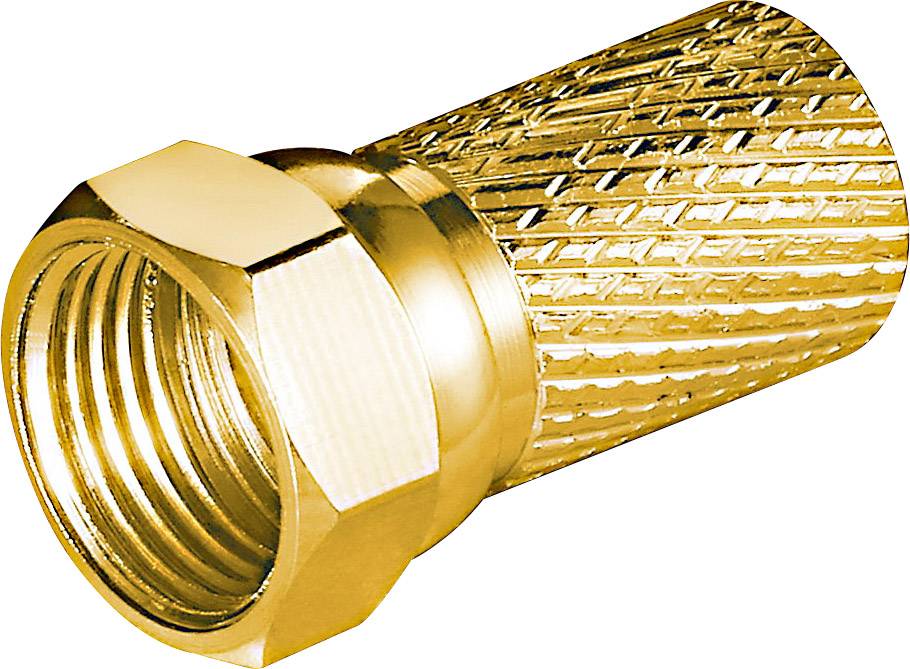 Goobay 51868 F-Stecker Kabel-Durchmesser: 7 mm 1 St.