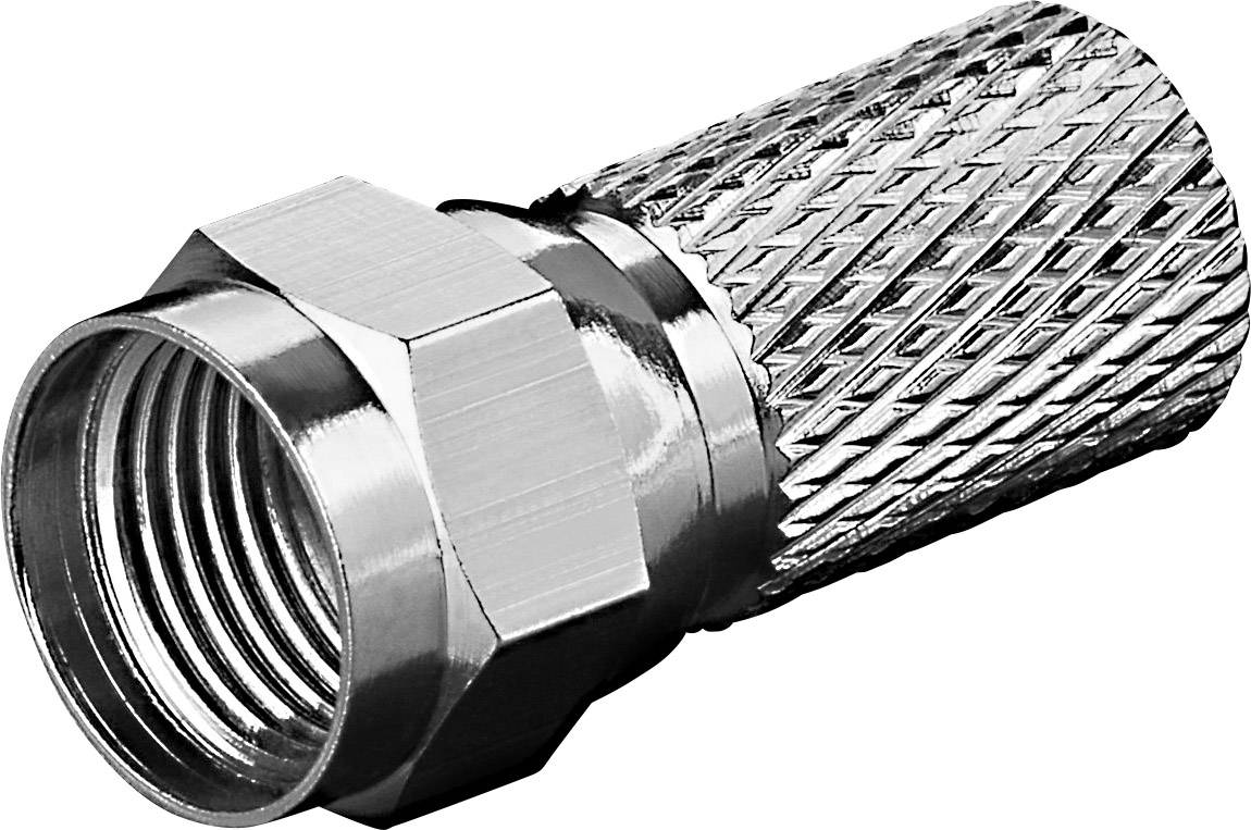 Goobay 12283 F-Stecker Kabel-Durchmesser: 7.7 mm 1 St.