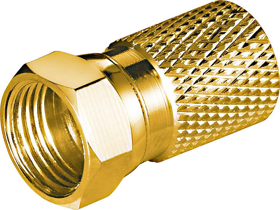 Goobay 51867 F-Stecker Kabel-Durchmesser: 8.2 mm 1 St.