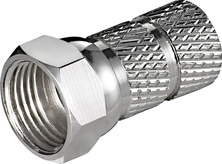 Goobay 51863 F-Stecker Kabel-Durchmesser: 6.5 mm 1 St.