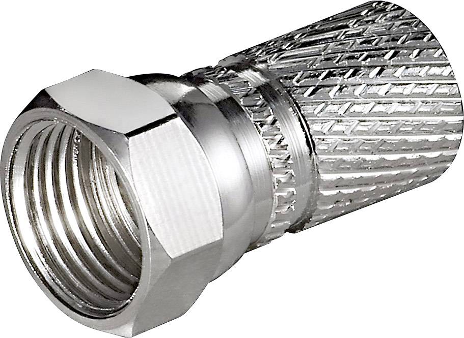 Goobay 51865 F-Stecker Kabel-Durchmesser: 8.2 mm 1 St.