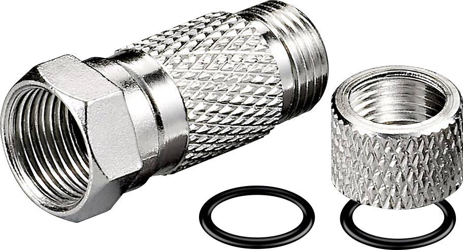 Goobay 12439 F-Stecker Kabel-Durchmesser: 7.3 mm 1 St.