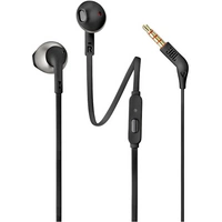 JBL T205 In Ear Kopfhörer kabelgebunden Schwarz Headset JBL T205 In Ear Kopfhörer kabelgebunden Schwarz Headset