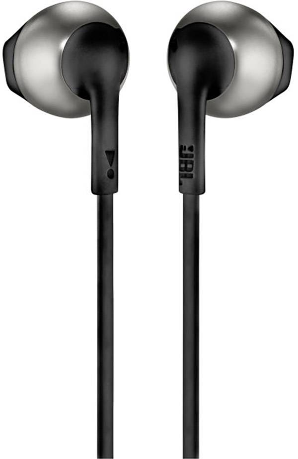 JBL T205 In Ear Kopfhörer kabelgebunden Schwarz Headset