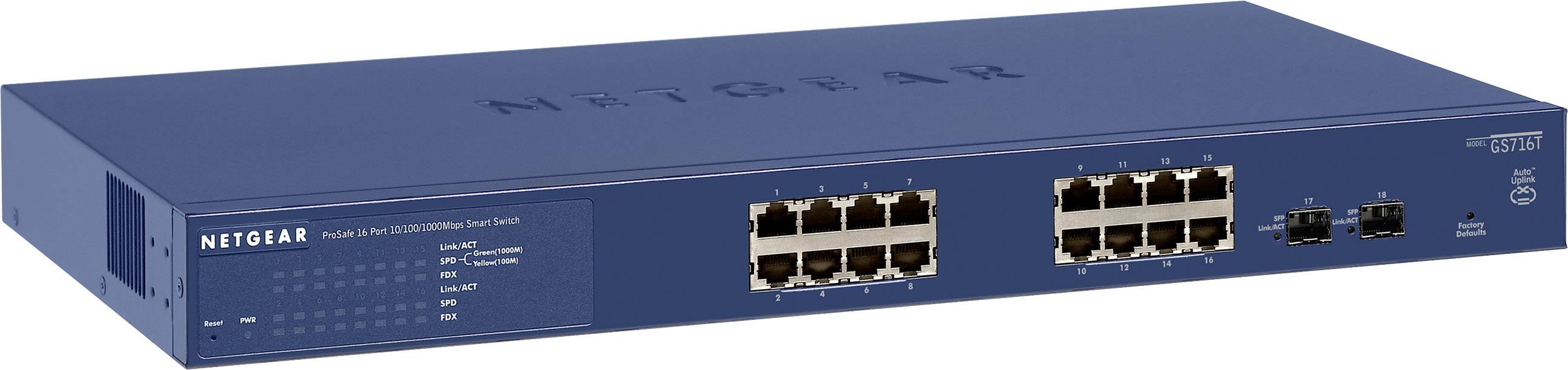 NETGEAR GS716T-300EUS Netzwerk Switch 16 Port