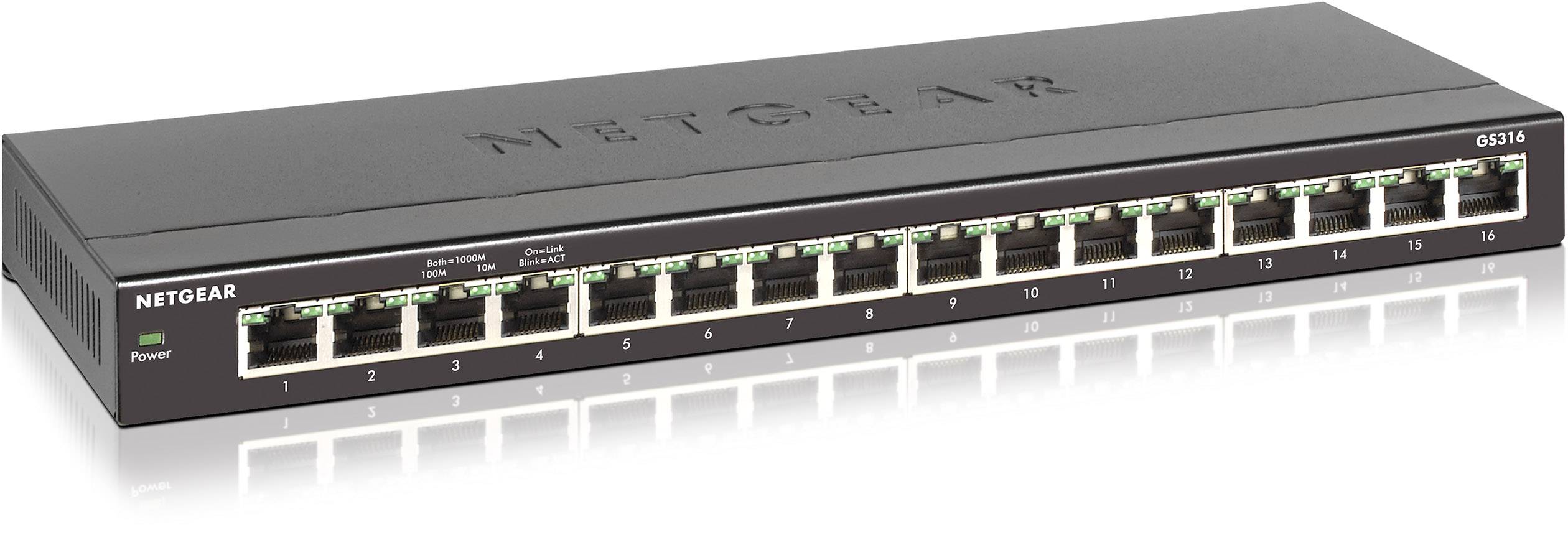 NETGEAR GS316-100PES Netzwerk Switch 16 Port
